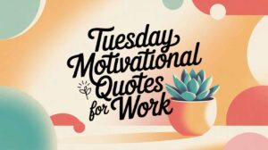 50+ Tuesday Motivational Quotes for Work to Inspire