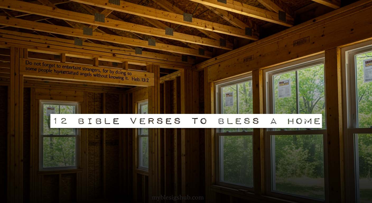 Bible verses to bless a home
