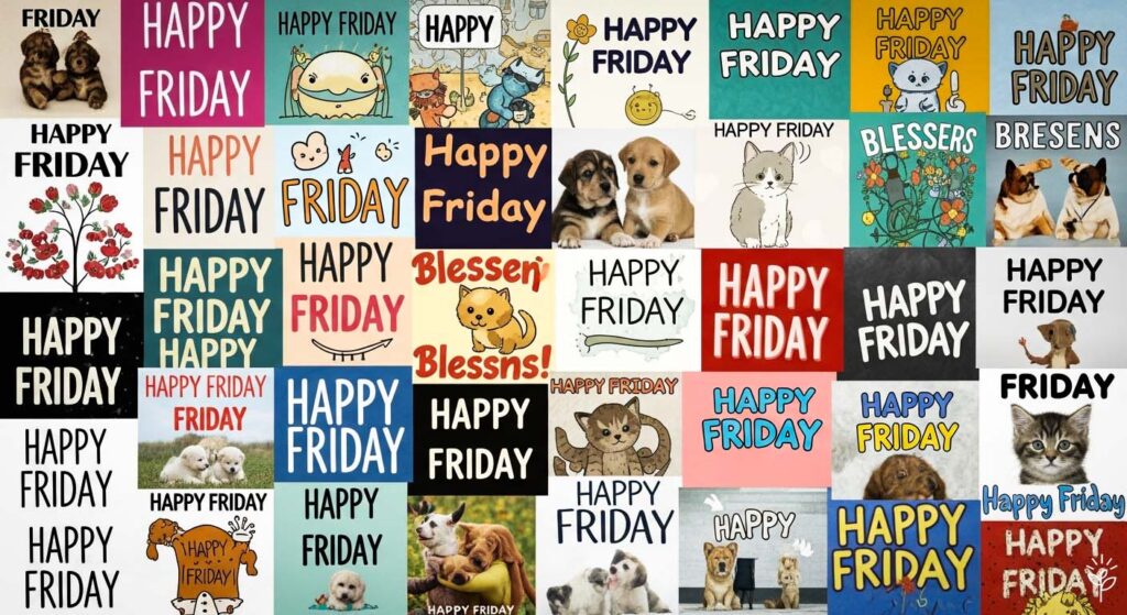cute happy friday blessings