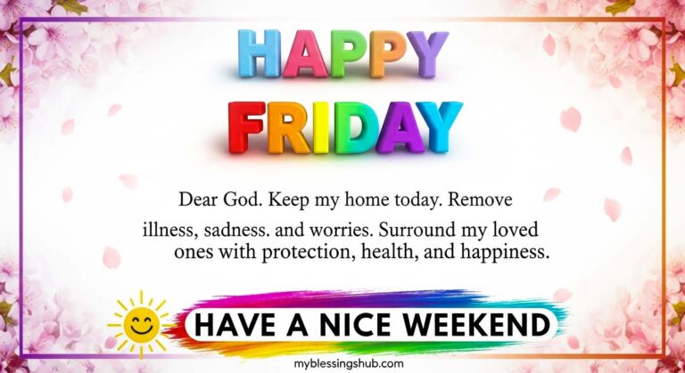 100+ Friday Blessings Images & Quotes for a Joyful Weekend