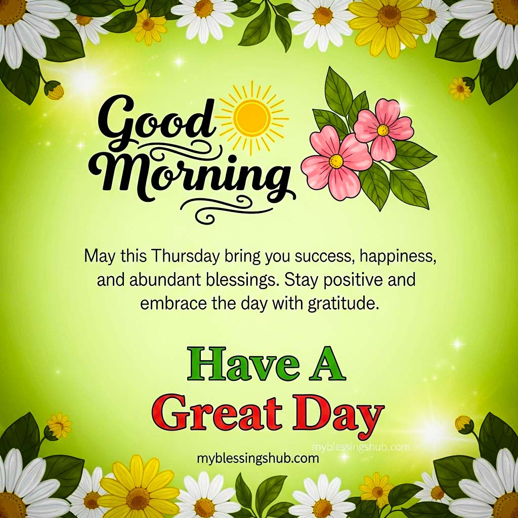 thursday blessings images