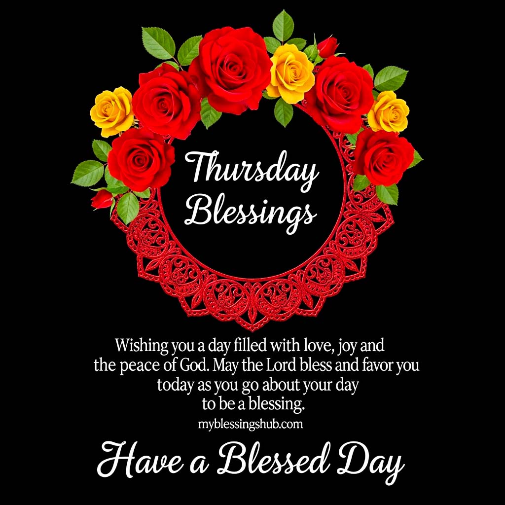 thursday blessings images