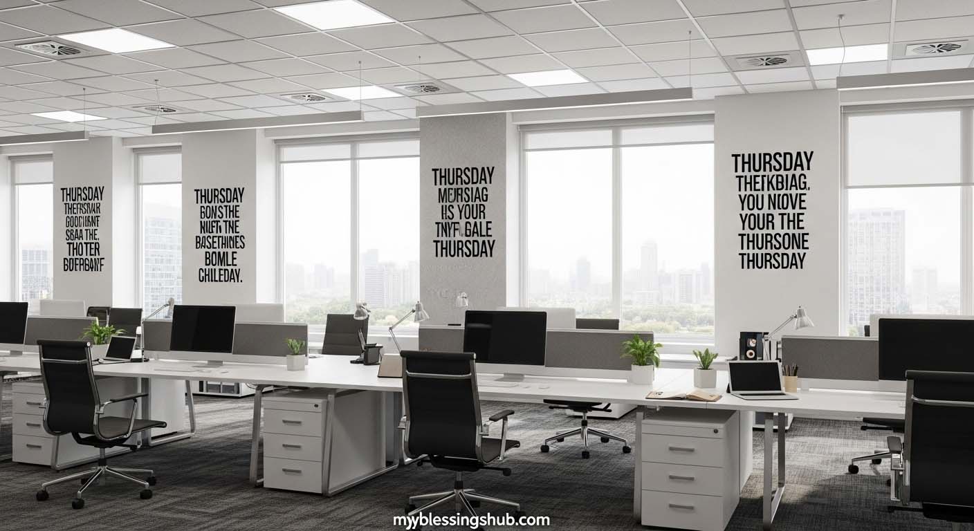 thursday motivational quotes for work office setting professional environment