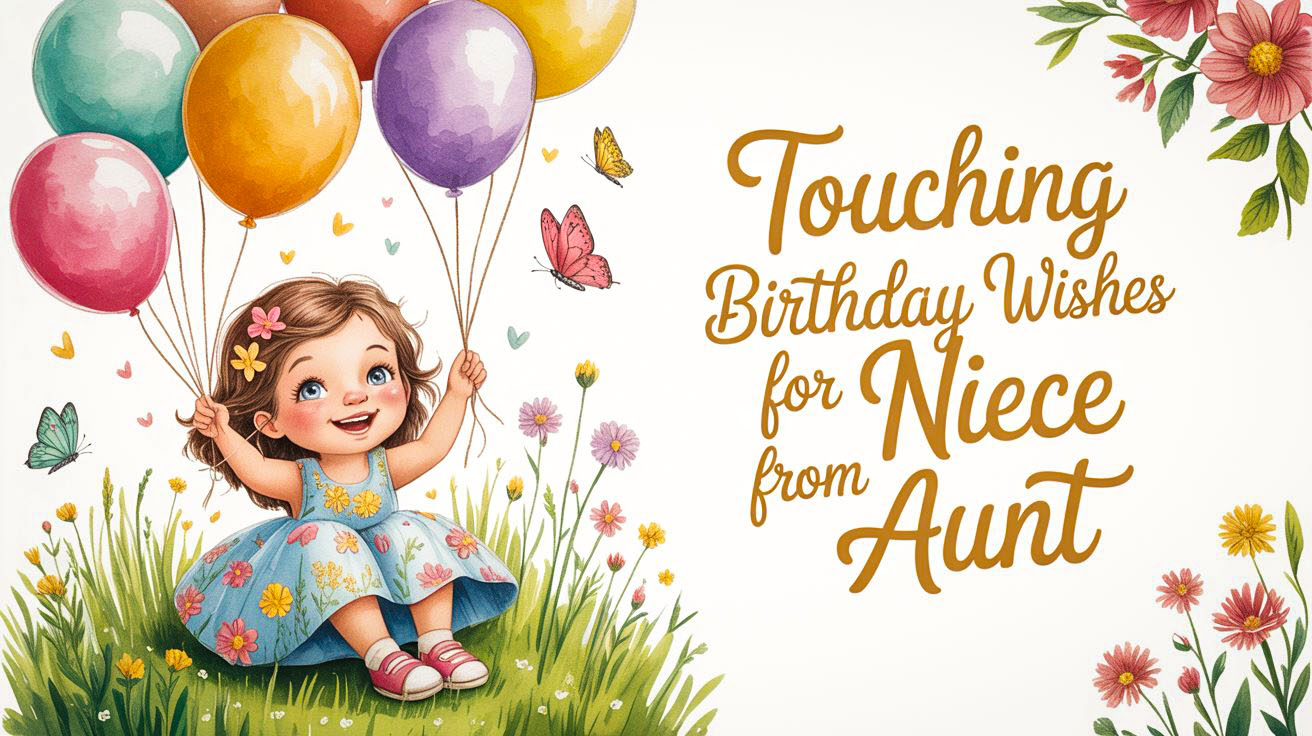 touching birthday wishes for niece from aunt
