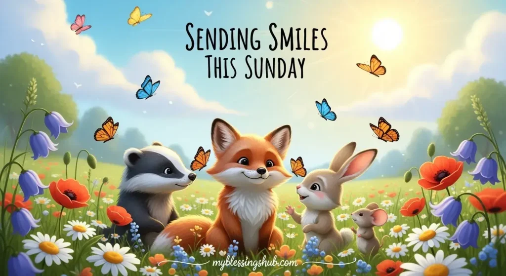 Cute and Light-Hearted Sunday Afternoon Blessings to Make Them Smile