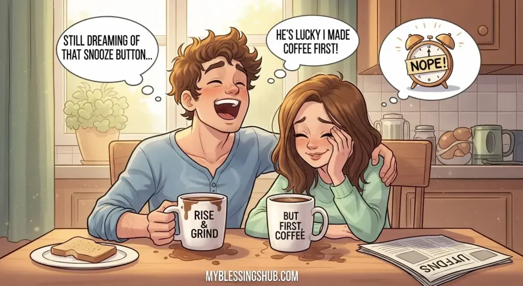Funny Good Morning Messages to Brighten Her Mood