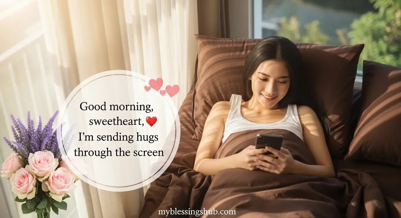 good morning message for her