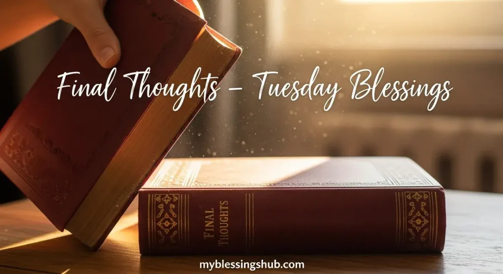 What is the Inspirational Blessing for Tuesday