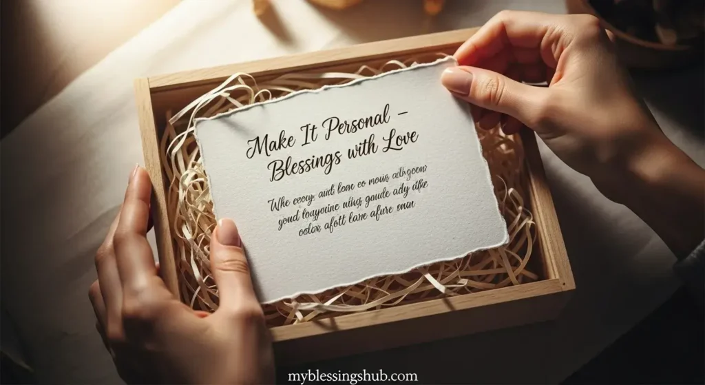How to Personalize Sunday Afternoon Blessings for Your Loved Ones