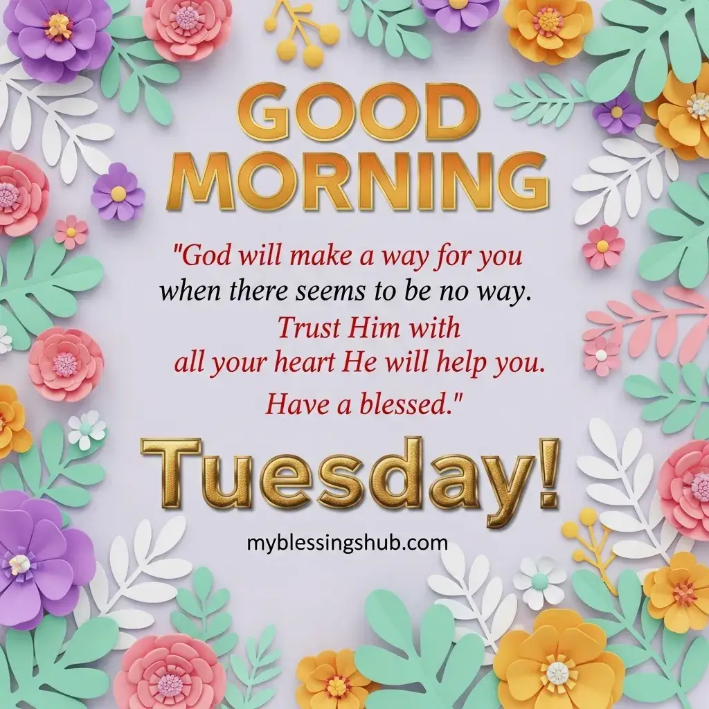 a good tuesday morning prayer