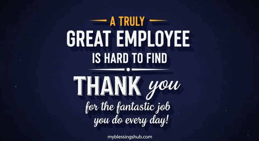 employee appreciation messages