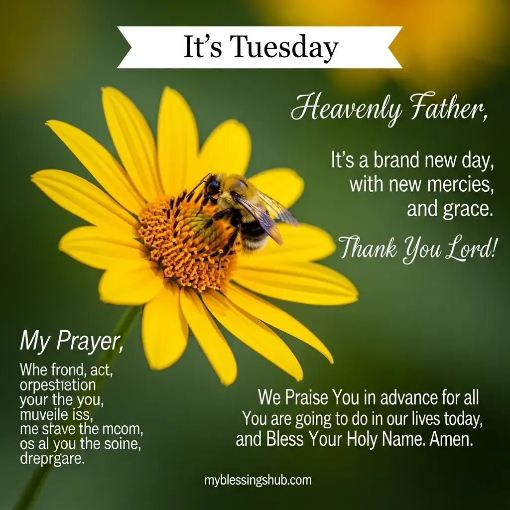 Good Morning Tuesday Blessings