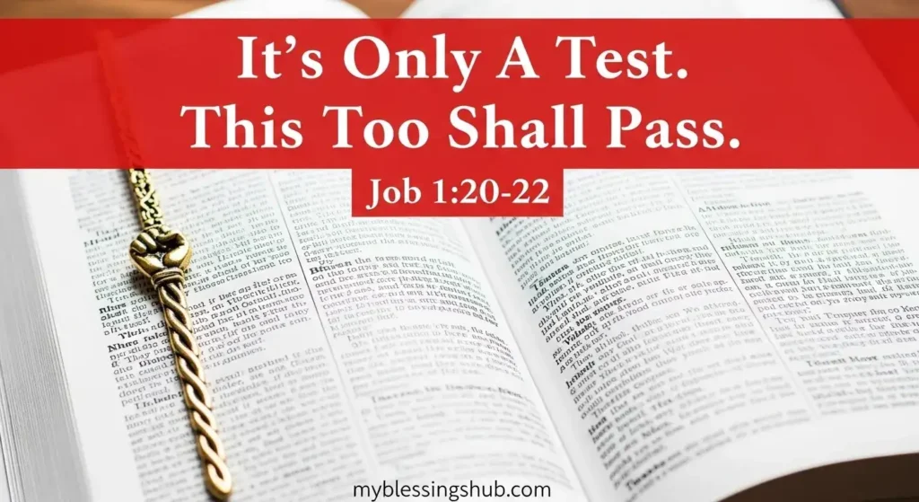 Is “This Too Shall Pass” in the Bible?