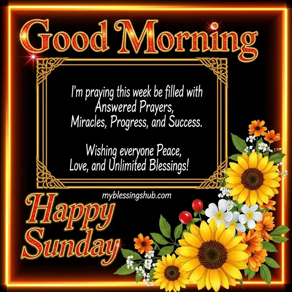 Sunday Morning Prayer