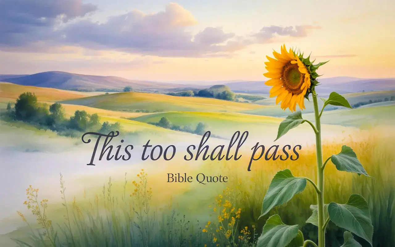 this too shall pass bible quote