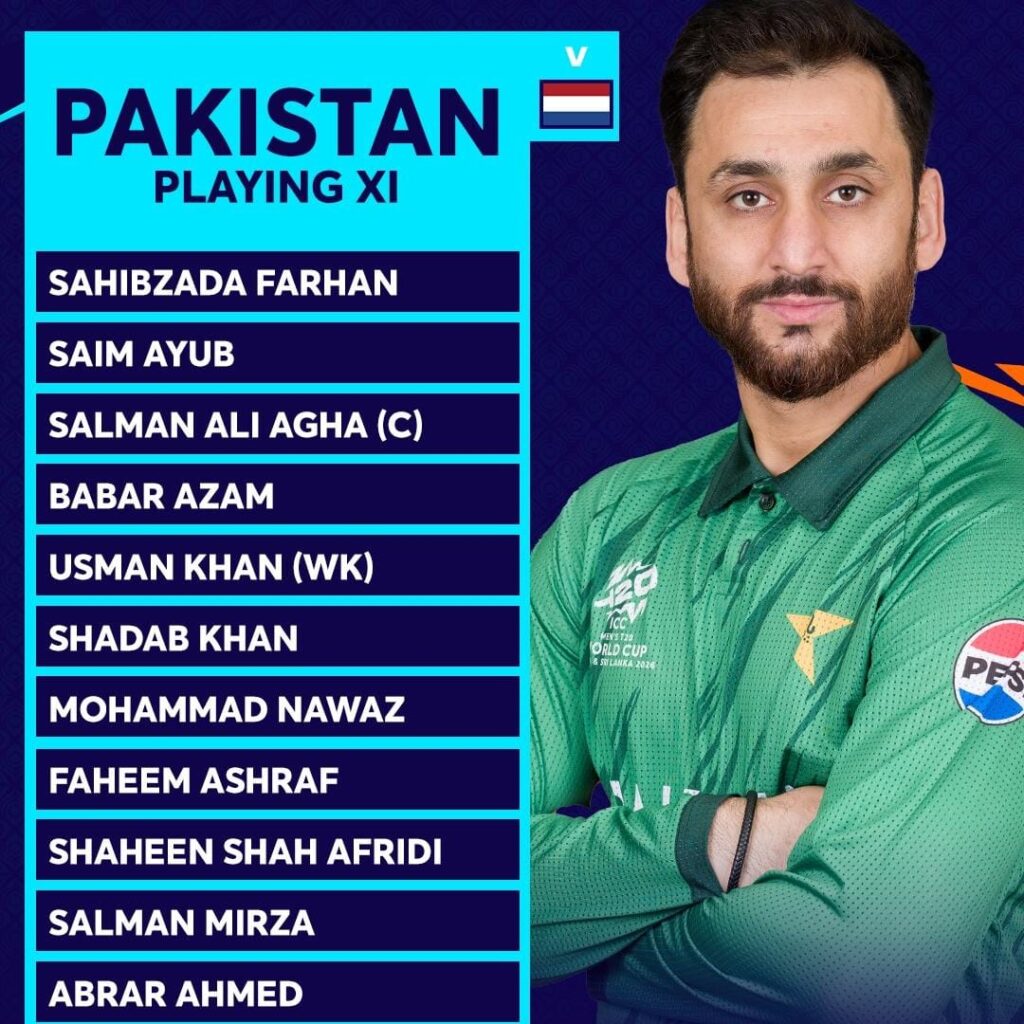 Pakistan T20 World Cup schedule