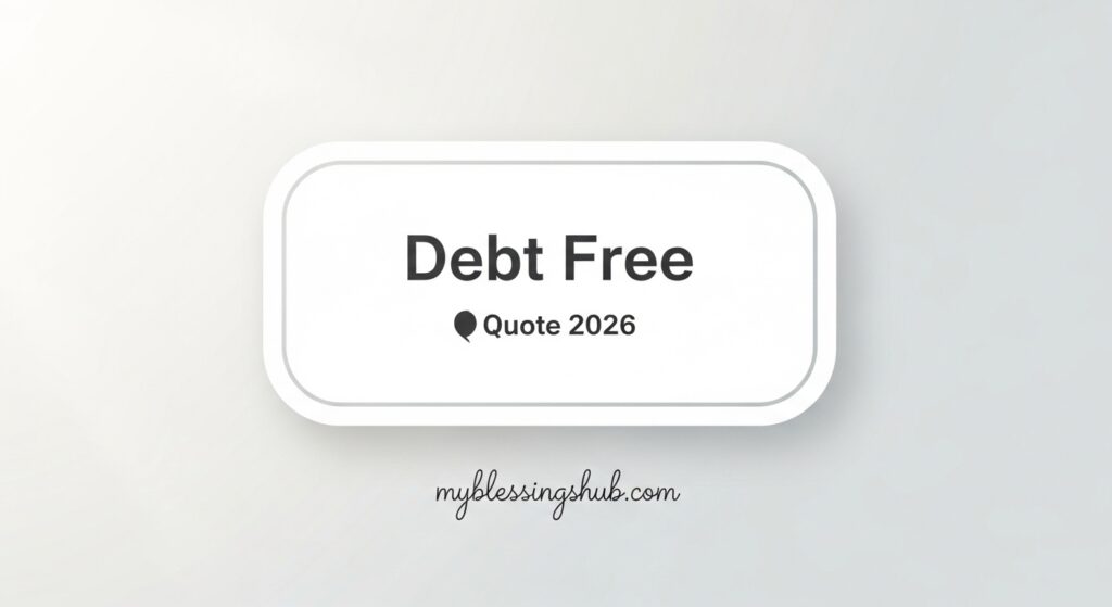 Debt Free Journey Quotes