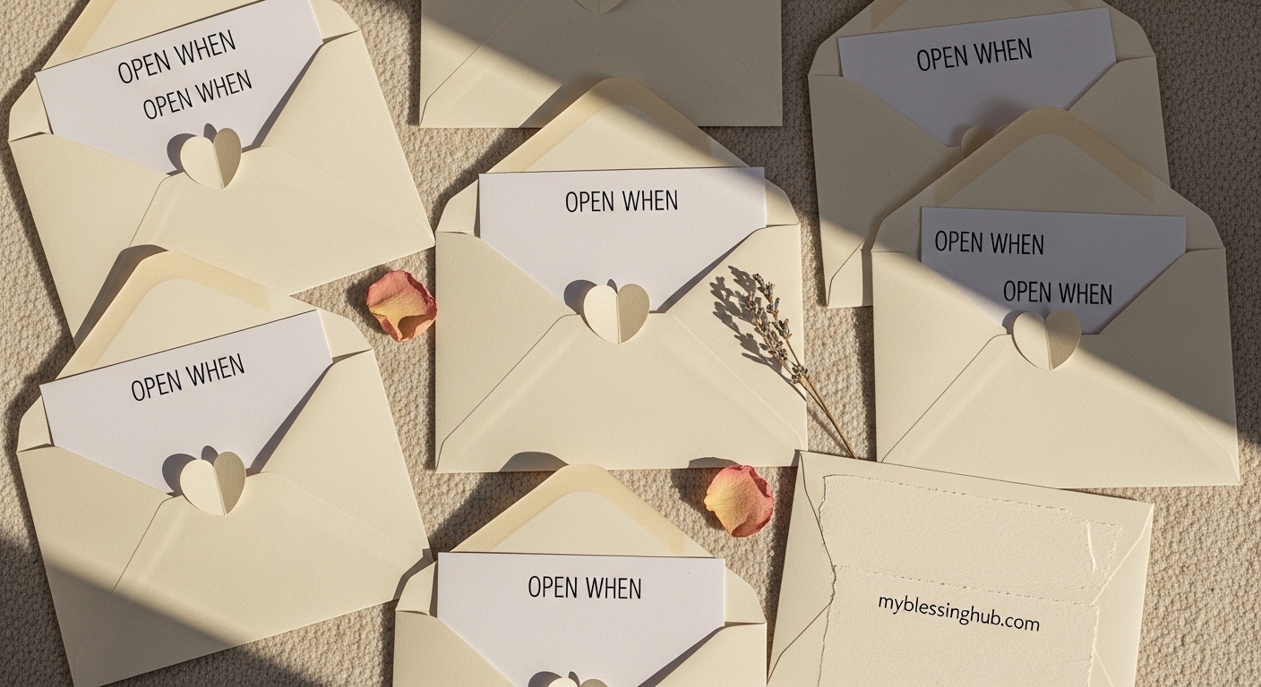 open when letter ideas