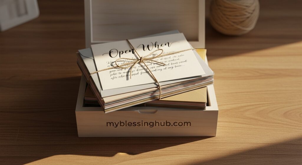 open when letter ideas