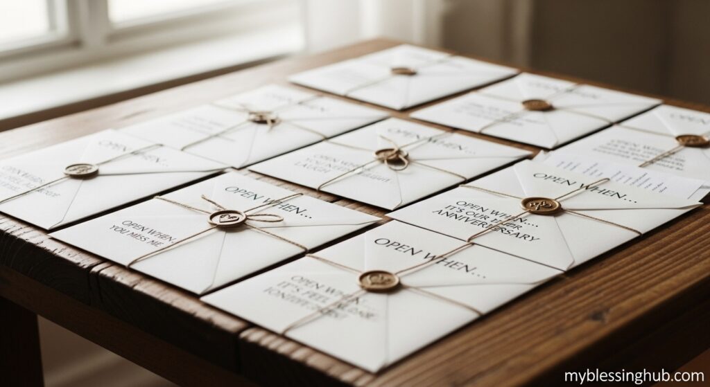 open when letter ideas