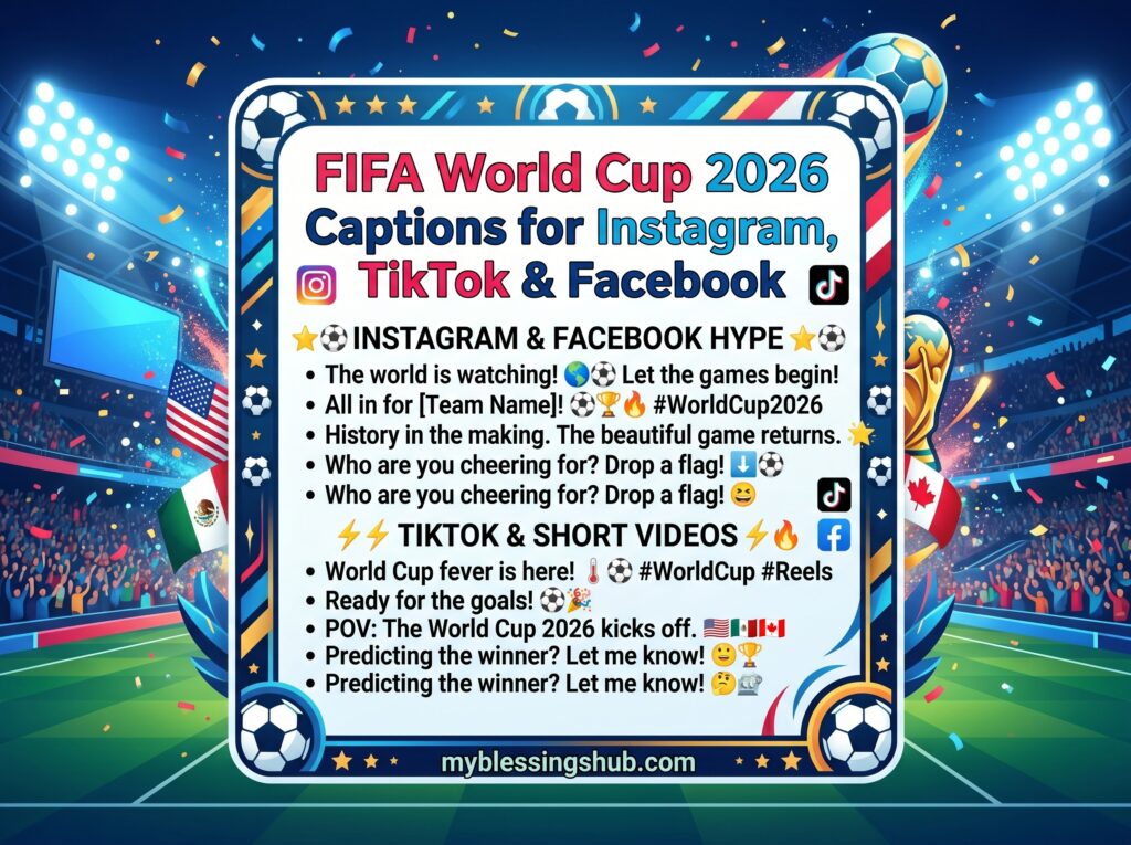 FIFA World Cup 2026 captions