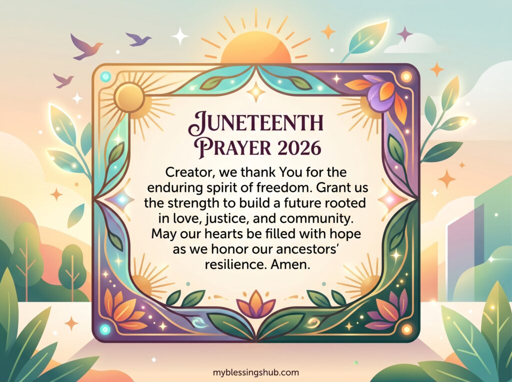 Juneteenth prayer 2026