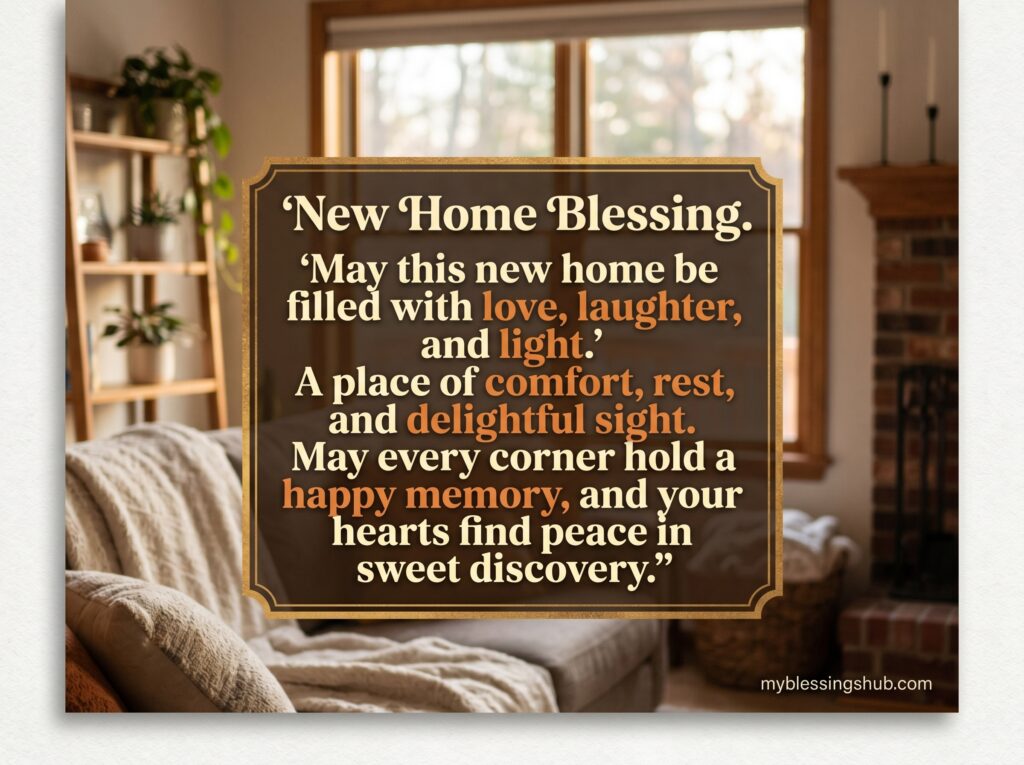 New Home Blessings & Housewarming Quotes