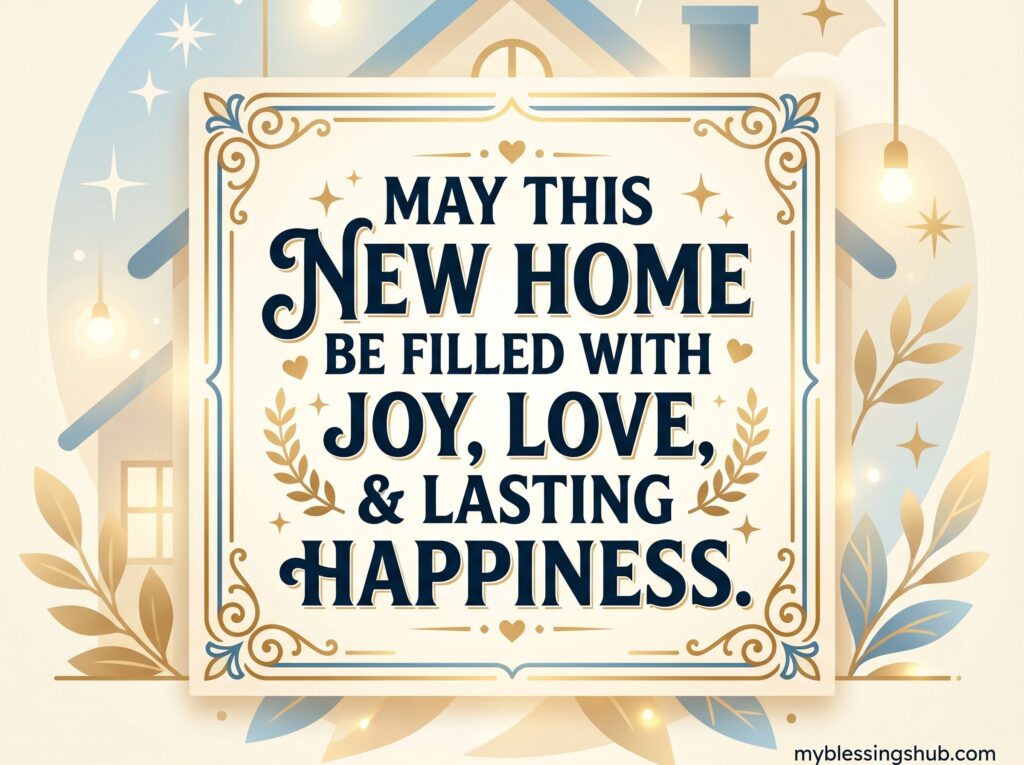 New Home Blessings & Housewarming Quotes