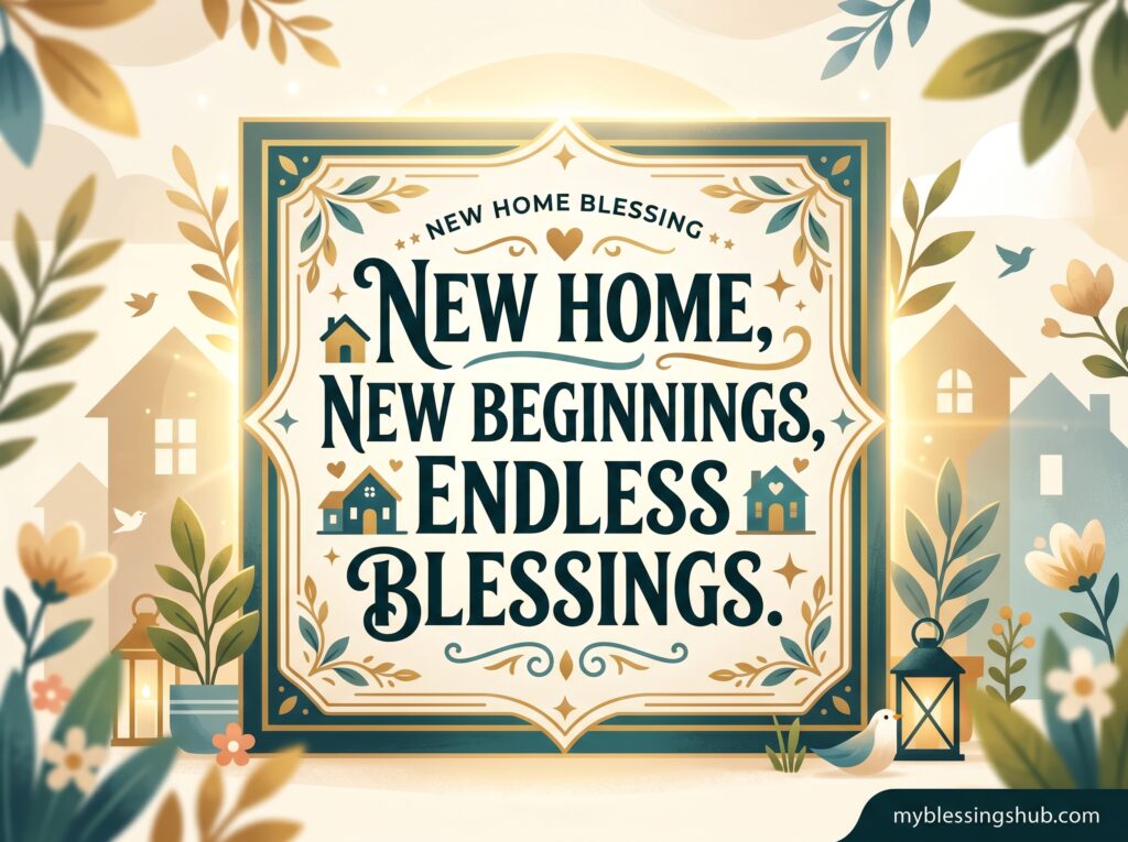 New Home Blessings & Housewarming Quotes