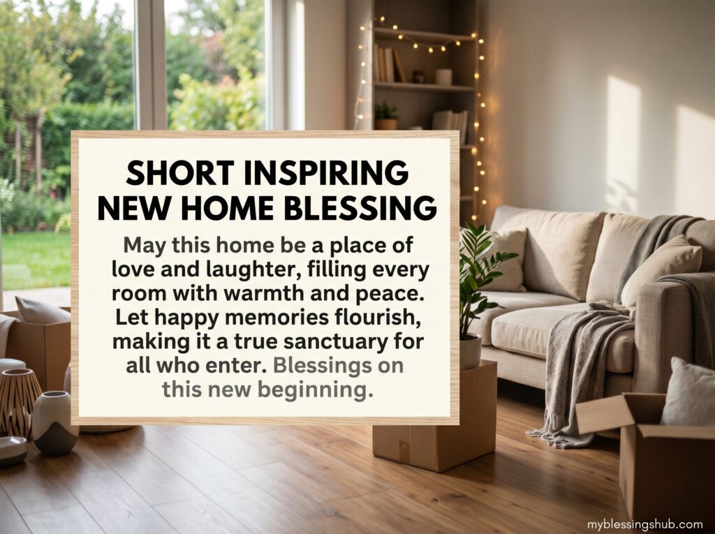 New Home Blessings & Housewarming Quotes