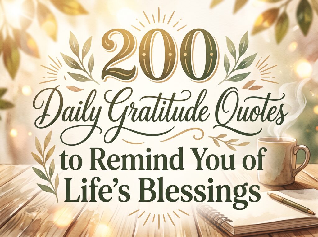 daily gratitude quotes