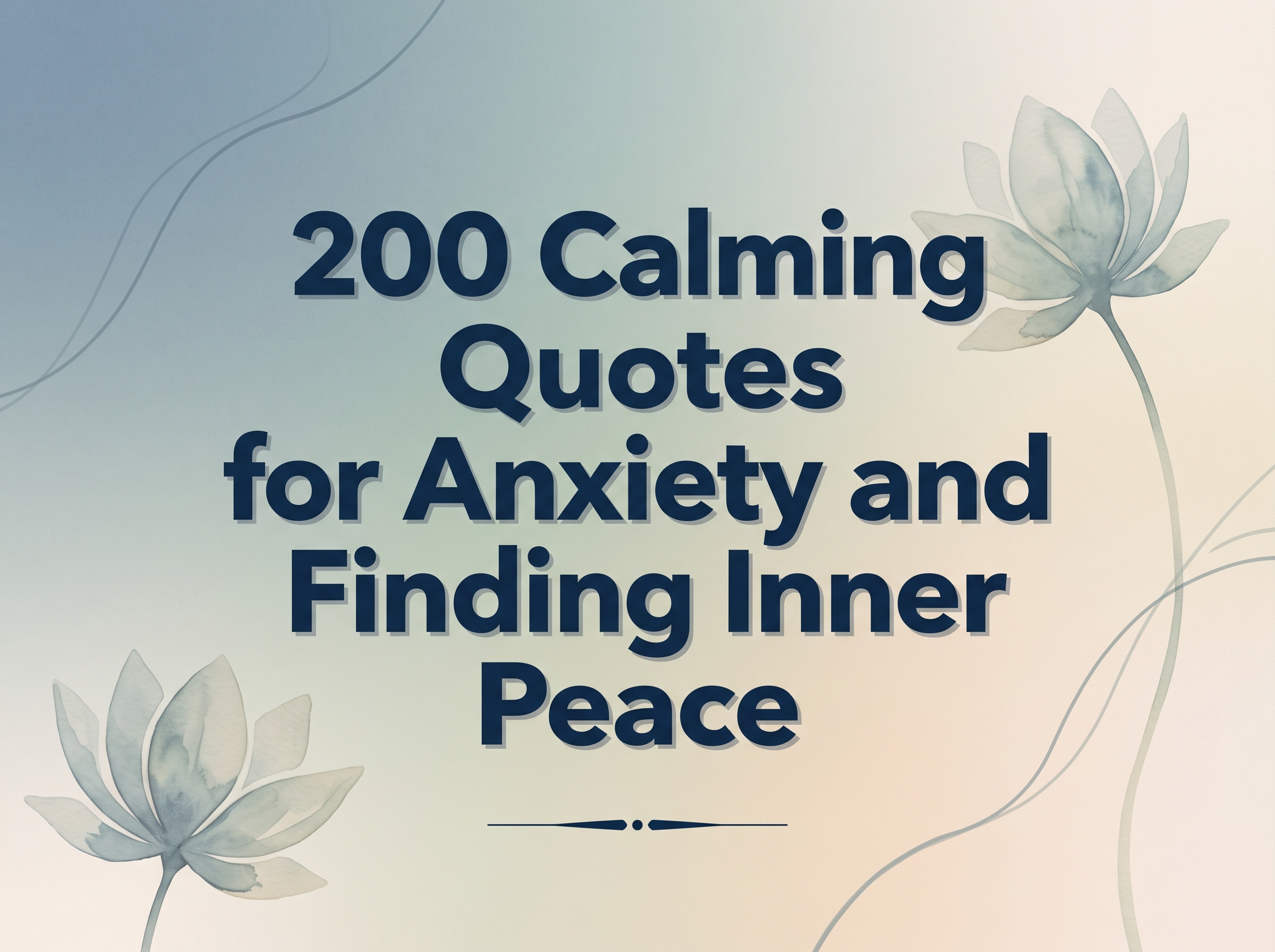 Calming Quotes