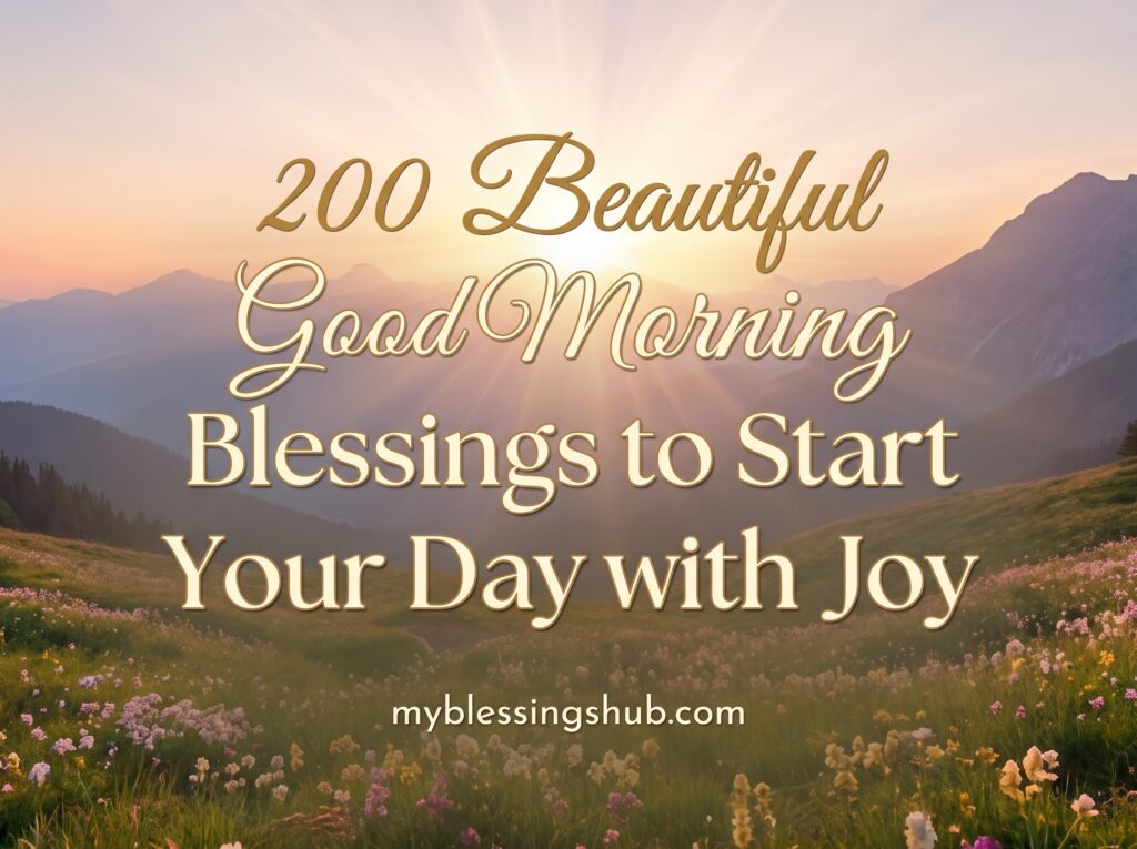 good morning blessings