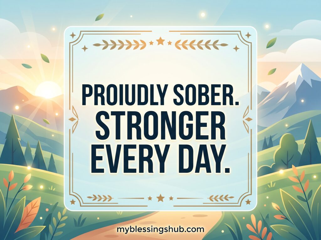 Proud to be Sober Quotes
