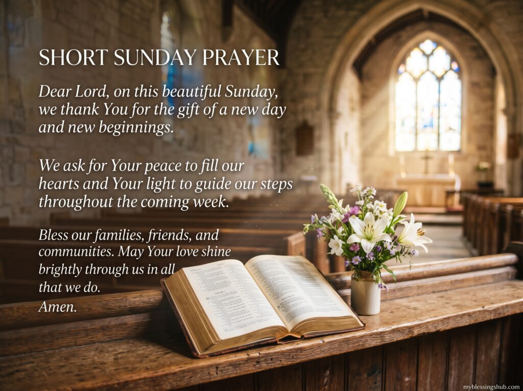 Sunday blessings