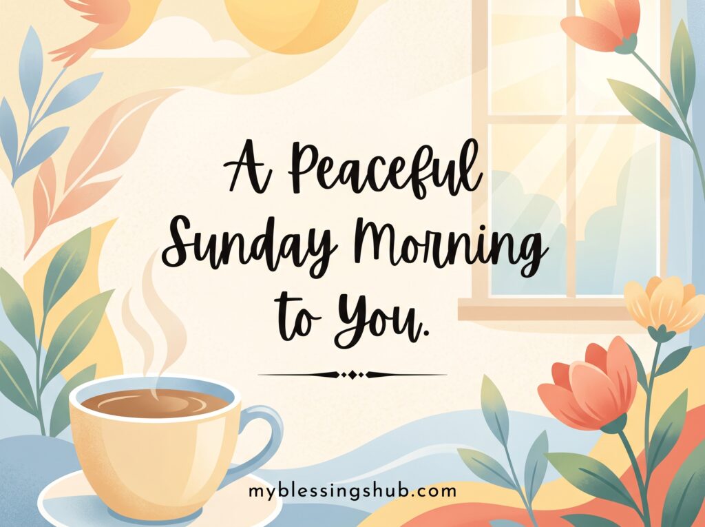 Sunday blessings