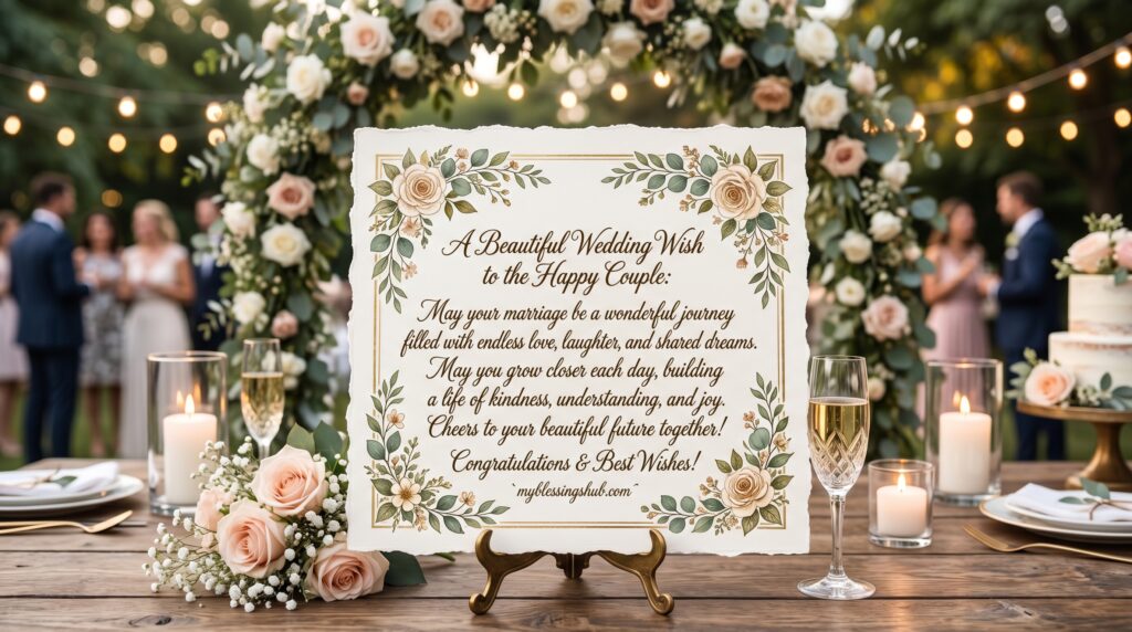 Wedding Blessings and Marriage Prayers