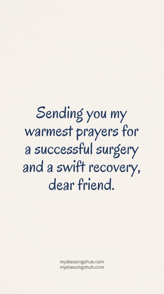 prayers before surgery