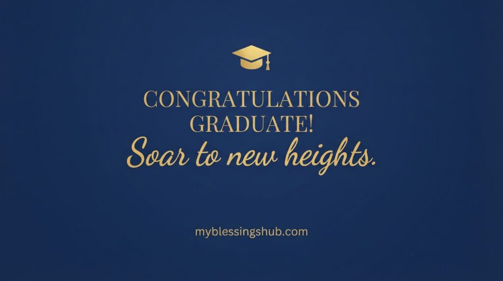 graduation blessings and prayers