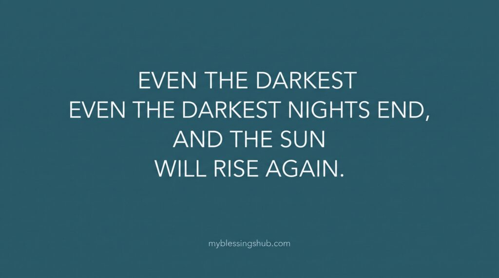 daily prayer for depression and sadness