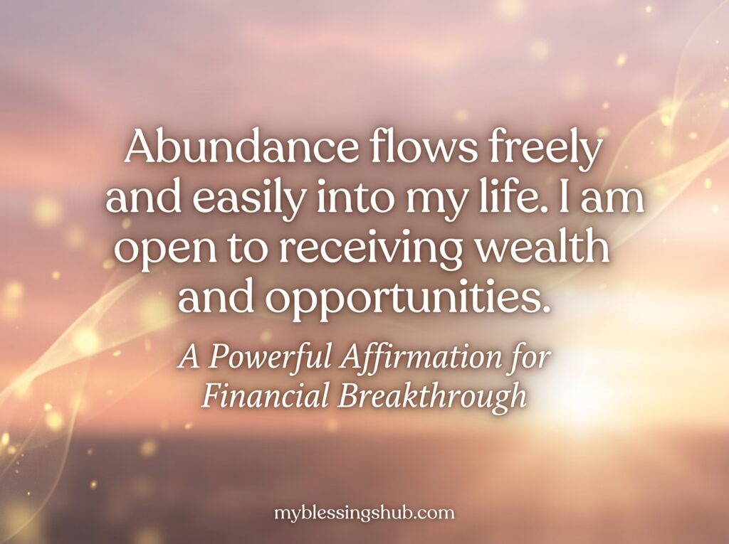 Prayer for financial Breakthrough