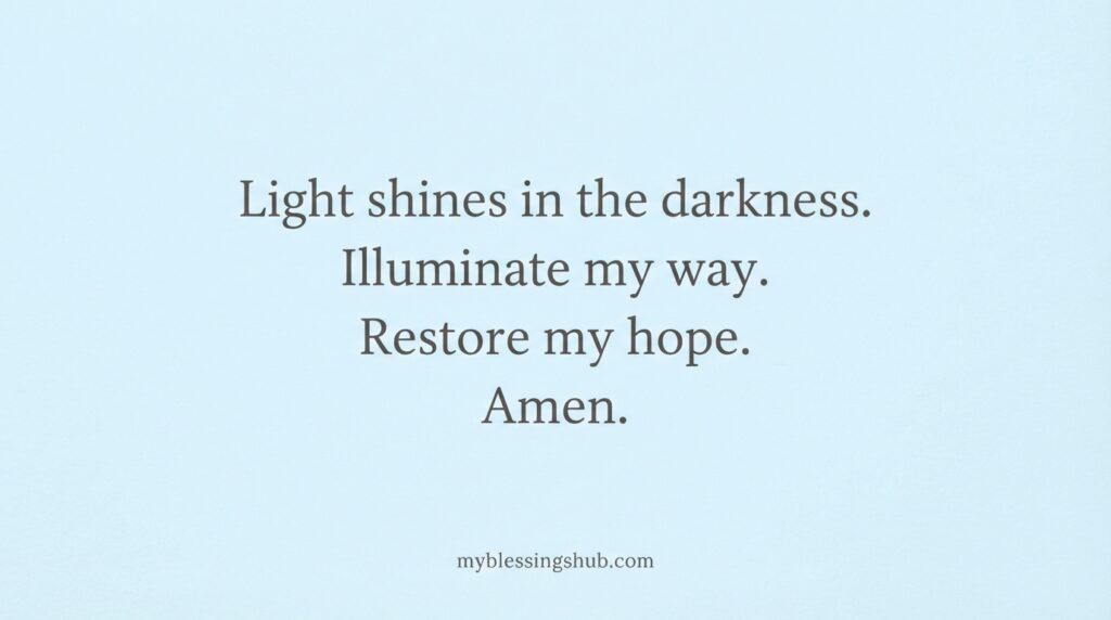 daily prayer for depression and sadness