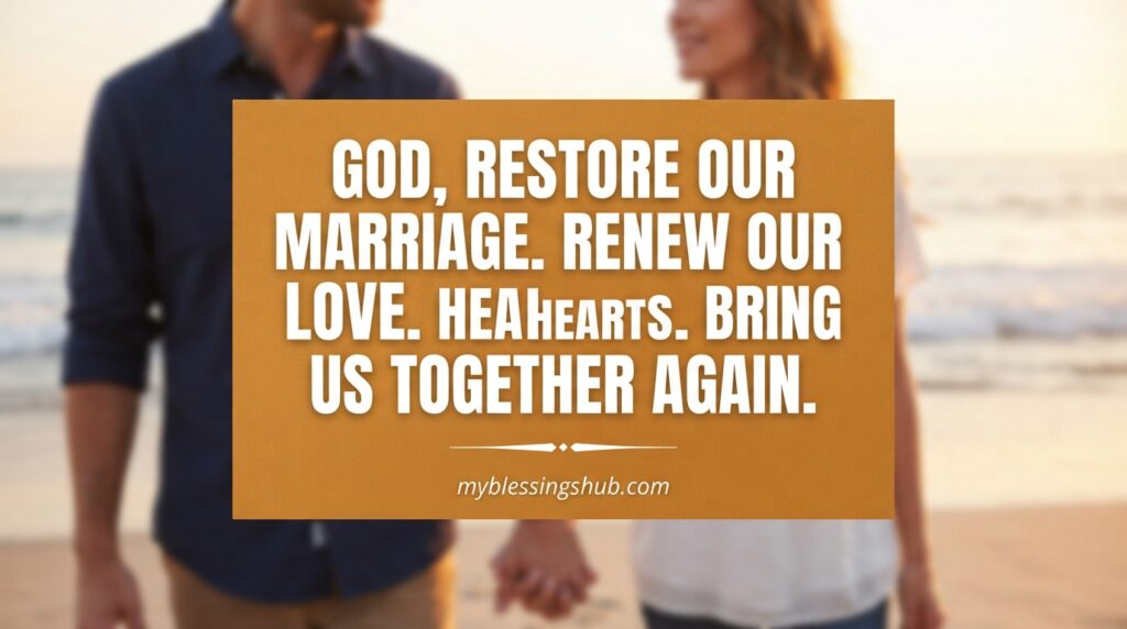 Prayer for Marriage Restoration