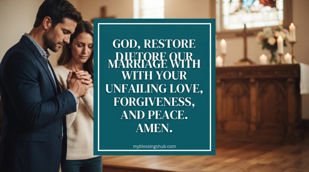 Prayer for Marriage Restoration