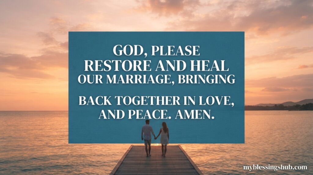 Prayer for Marriage Restoration