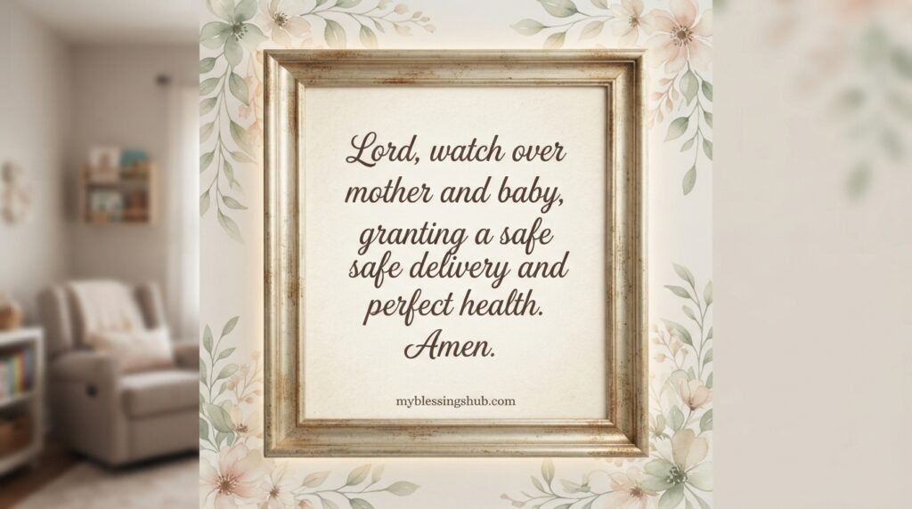 Pregnancy Prayer for Safe Delivery