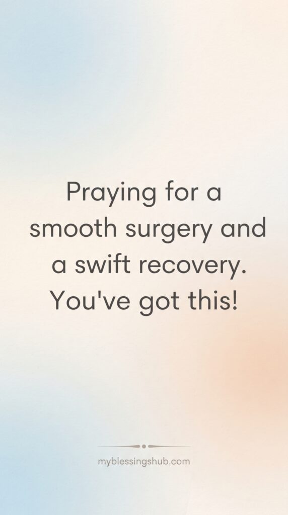 prayers before surgery