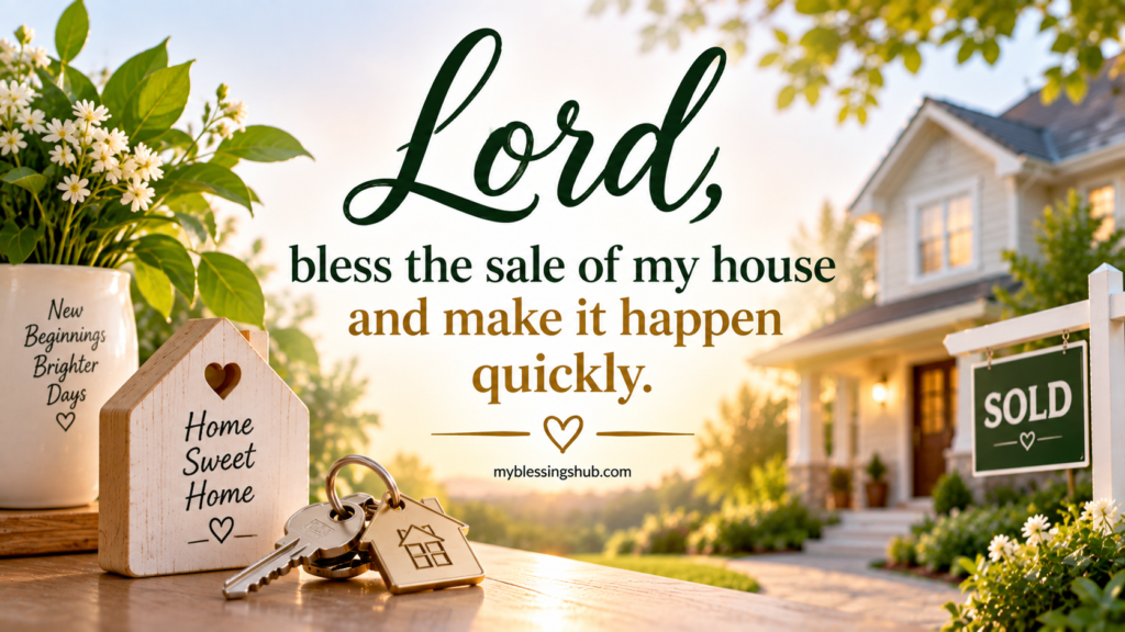 Prayer for Selling a House Quickly