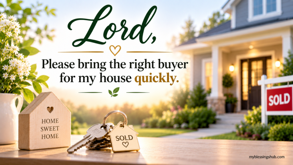Prayer for Selling a House Quickly