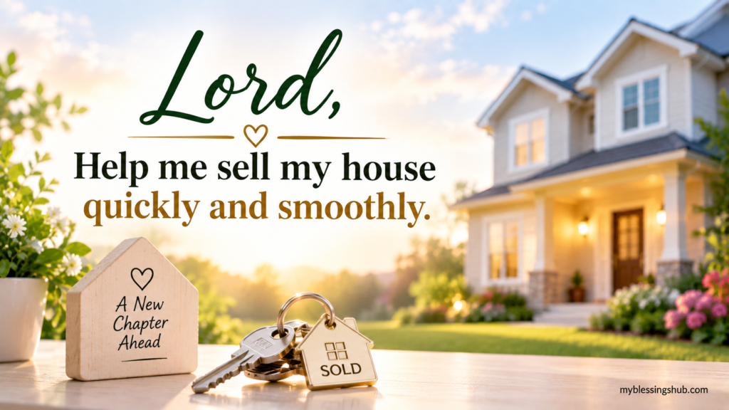 Prayer for Selling a House Quickly